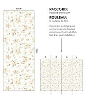 APOLLINE Papel Pintado (50 CM X 10 M) - ACUARELA FLORES GRANDES (ROSA ANARANJADO) APOLLINE Papel Pintado (50 CM X 10 M) - ACUARELA FLORES GRANDES (ROSA ANARANJADO)