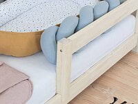 Cama de casa para niños TAHUKA en forma de tipi con protector de cama integrado Cama de casa para niños TAHUKA en forma de tipi con protector de cama integrado