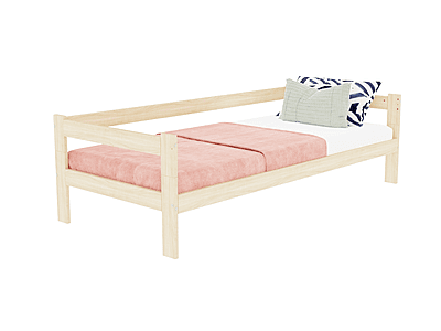 Safe cama individual con barra de protección