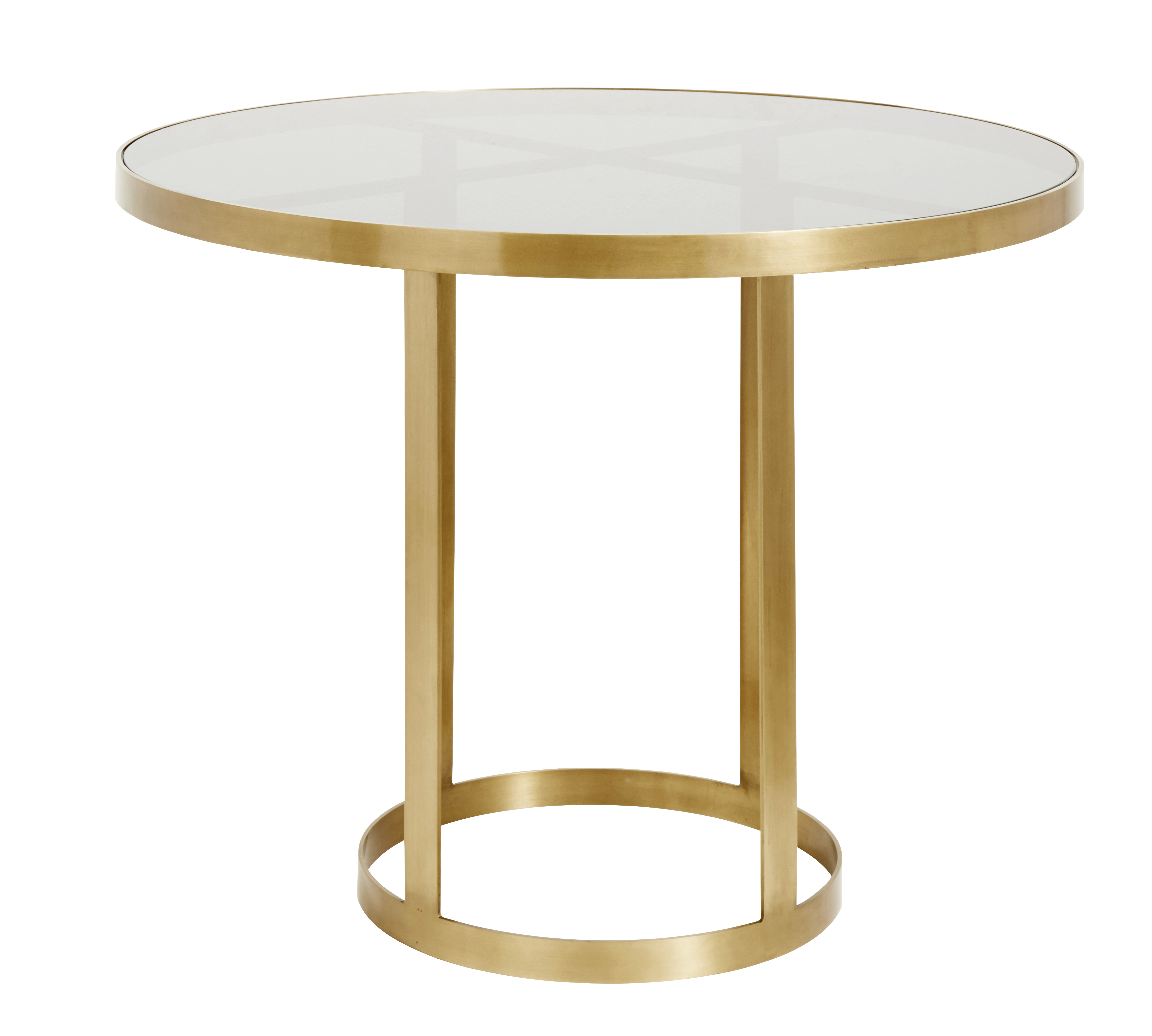 Luxury mesa de comedor dorada 100CM