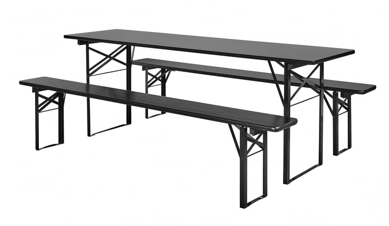 Juego de mesa y banco L Juego de mesa y banco L