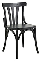 Elmo silla de comedor negra Elmo silla de comedor negra