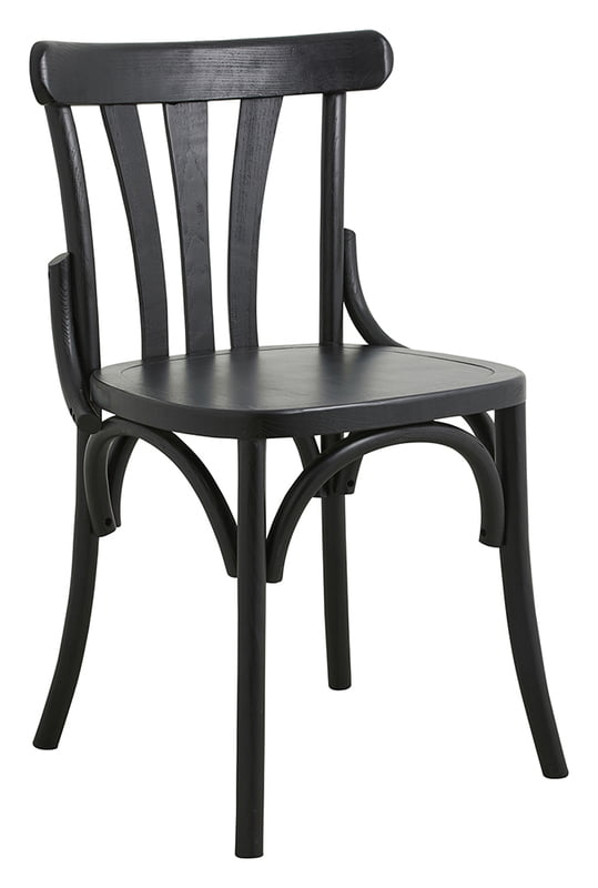 Elmo silla de comedor negra Elmo silla de comedor negra