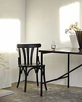 Elmo silla de comedor negra Elmo silla de comedor negra