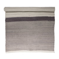 Alfombra gris rectangular Alfombra gris rectangular