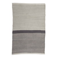 Alfombra gris rectangular Alfombra gris rectangular