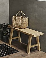 Argun banco en madera de olmo S Argun banco en madera de olmo S