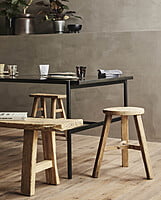 Argun banco en madera de olmo Argun banco en madera de olmo