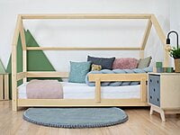 Cama infantil de madera TERY con barra seguridad