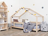 Cama Casita infantil Lucky con barandilla lateral Cama Casita infantil Lucky con barandilla lateral
