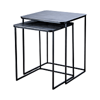 Mesa nido cuadrada set de 2 Carter