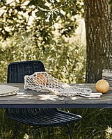 Irony silla de comedor exterior negra
