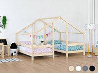 Cama casita de madera doble VILLY