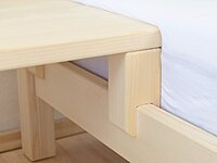 Cama casita de madera doble VILLY Cama casita de madera doble VILLY
