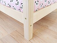 Cama casita de madera doble VILLY Cama casita de madera doble VILLY
