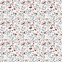 Papel pintado infantil - Flores del océano Papel pintado infantil - Flores del océano