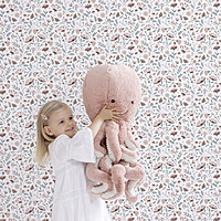 Papel pintado infantil - Flores del océano Papel pintado infantil - Flores del océano