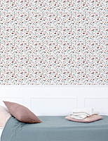 Papel pintado infantil - Flores del océano Papel pintado infantil - Flores del océano