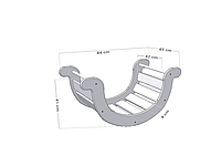 Columpio de equilibrio Montessori infantil YUPEE Columpio de equilibrio Montessori infantil YUPEE