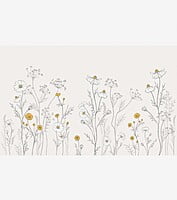 CHAMOMILE Papel Pintado MURAL (400 X 248 CM) - A TRAVÉS DE LOS CAMPOS