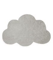 NUAGES Alfombra de algodón (67 X 100 CM) - CLOUD SHAPE (MICRO CHIP)