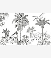 DINOSAURUS Papel Pintado MURAL (400 X 248 CM) - Período Jurásico