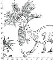 DINOSAURUS Papel Pintado MURAL (400 X 248 CM) - Período Jurásico