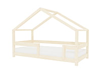 Cama Casita infantil Lucky con barandilla lateral Cama Casita infantil Lucky con barandilla lateral