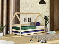 SLEEP cama nido de madera con ruedas para debajo de la cama