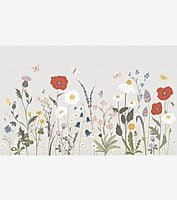 WILDFLOWERS Papel Pintado MURAL (400 X 248 CM) - Campo de flores