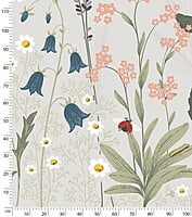 WILDFLOWERS Papel Pintado MURAL (400 X 248 CM) - Campo de flores